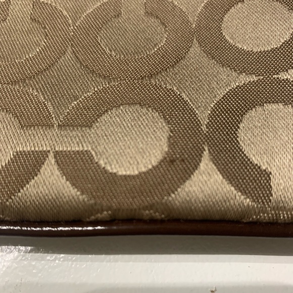 Coach Beige Monogram Wristlet - Picture 9 of 12